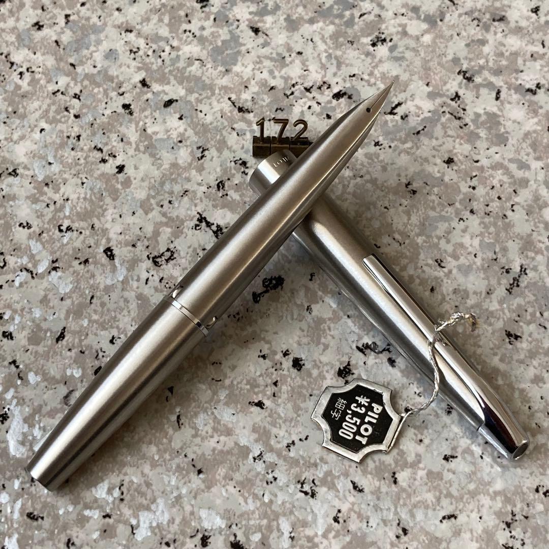 #172 未使用品 万年筆 レア パイロット PILOT μ ミュー 初期モデル