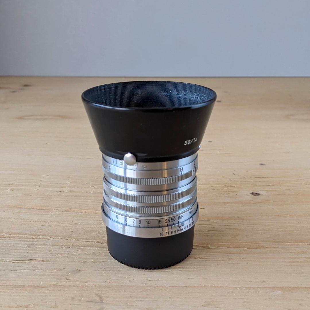 ニコンNikkor-S.C 50mm f1.4ライカL 希少レンズフード付き！