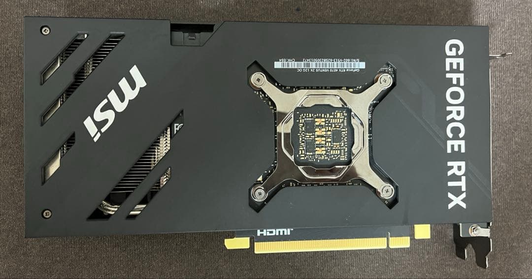 [ジャンク] MSI RTX 4070 2X Ventus OC 12GB