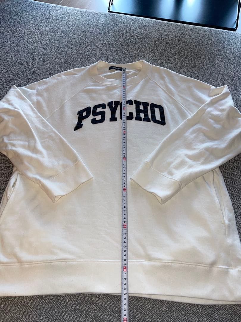 げ*ん様 ★アンダーカバー　PSYCHOロゴ入りホワイトスウェット　size3