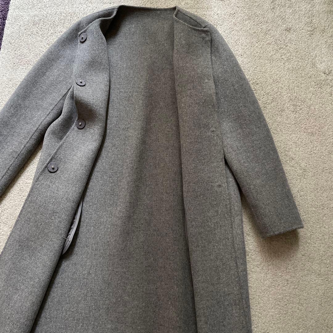 バーニーズニューヨーク　ノーカラーコート　サイズ38