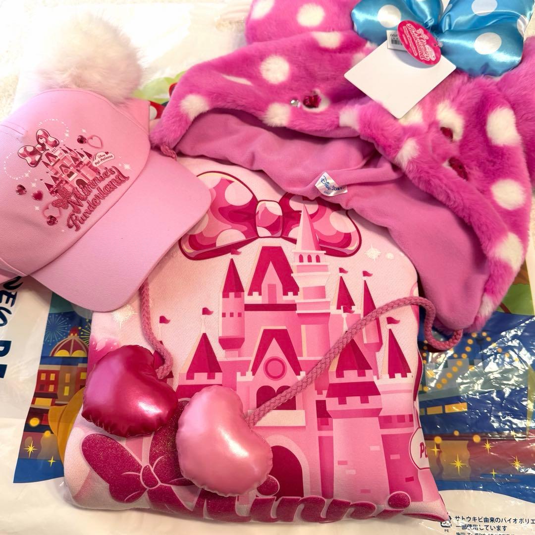 トレーナー、ファンキャップ、キャップ　ミニーのファンダーランド