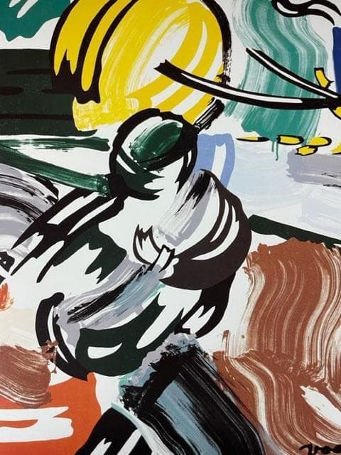 額装済/The Sower 1985（ロイ リキテンスタイン）/アートポスター