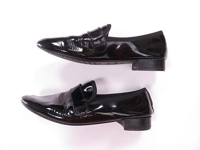 mari！レペット　ローファー　マイケル　エナメル　黒　靴　23.5cm