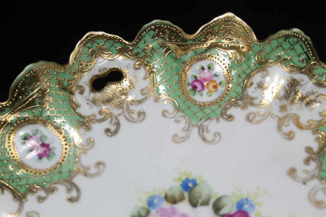 ◎希少　RC刻印　高級磁器　煌びやかなプレート　ノリタケ