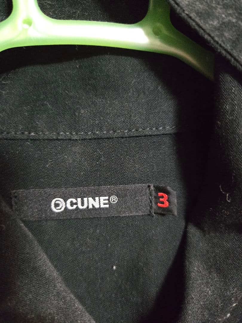 CUNE つなぎ ブラック サイズ3