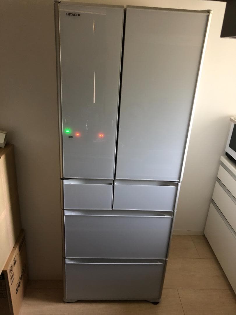 【HITACHI】冷蔵庫505L 真空チルド R-XG5100G 美品
