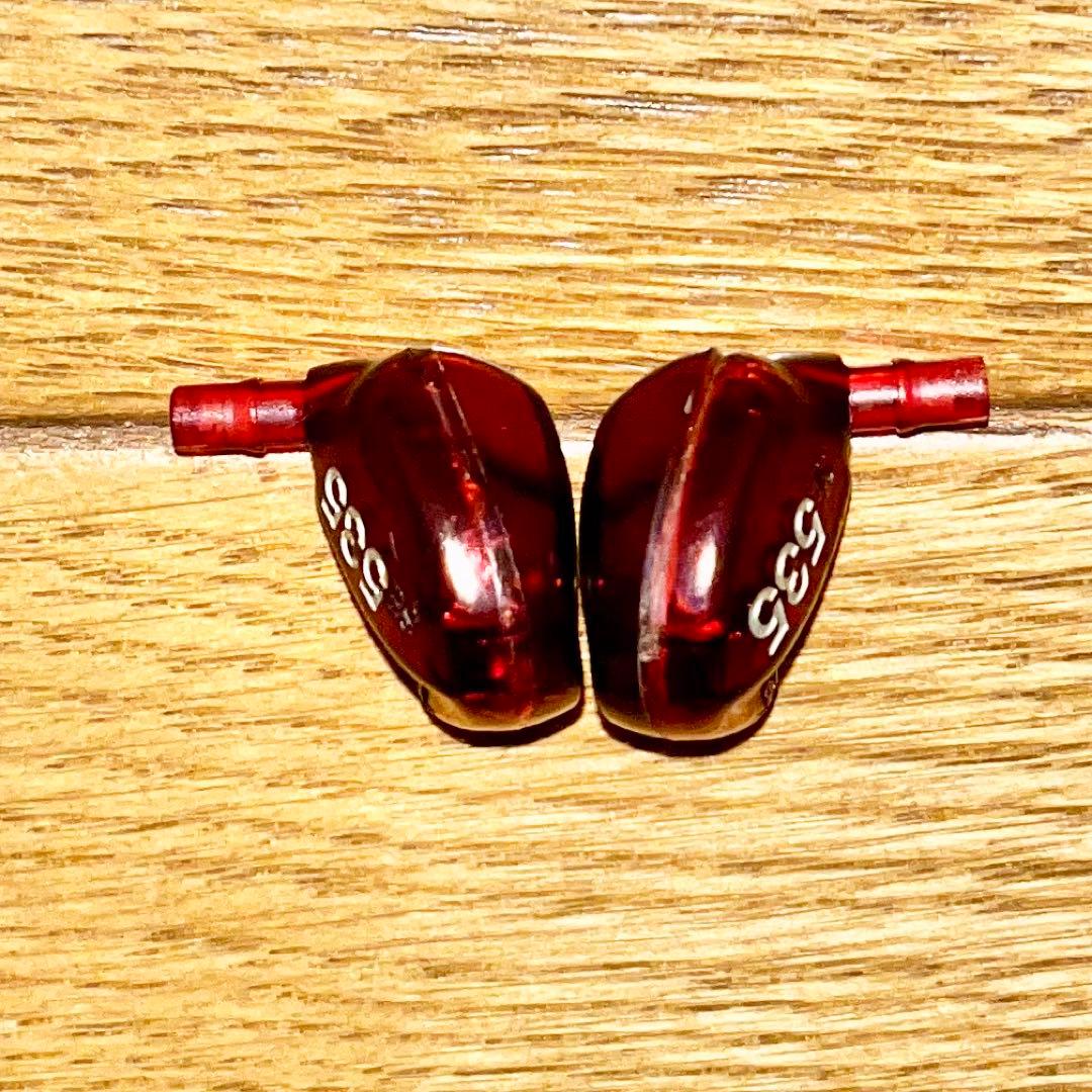 【ジャンク】SHURE SE535LTD-J 左側ピン折れ 両シェル修理痕有り