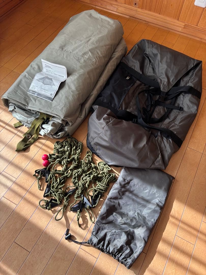 ナショナルジオグラフィックHIDEOUT/鎌倉天幕/パビリオン/ヘキサライト6p