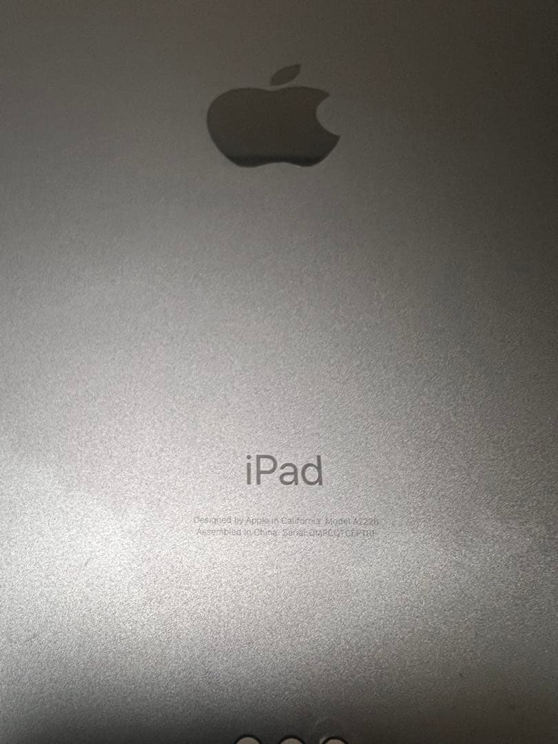 iPad Pro11インチ本体(Apple pencil付き) 背面傷あり