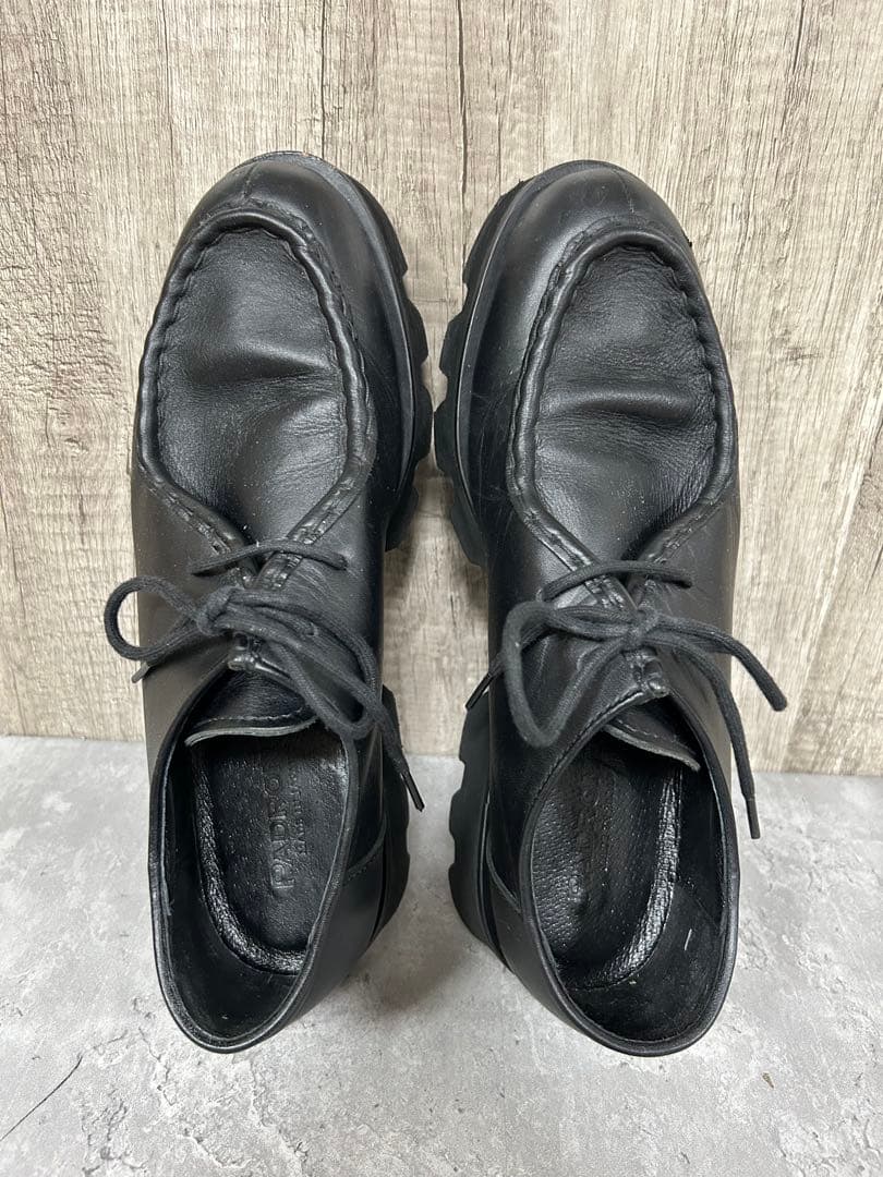 PADRONE パドローネ チロリアンシューズ チャンキーソール 42 黒