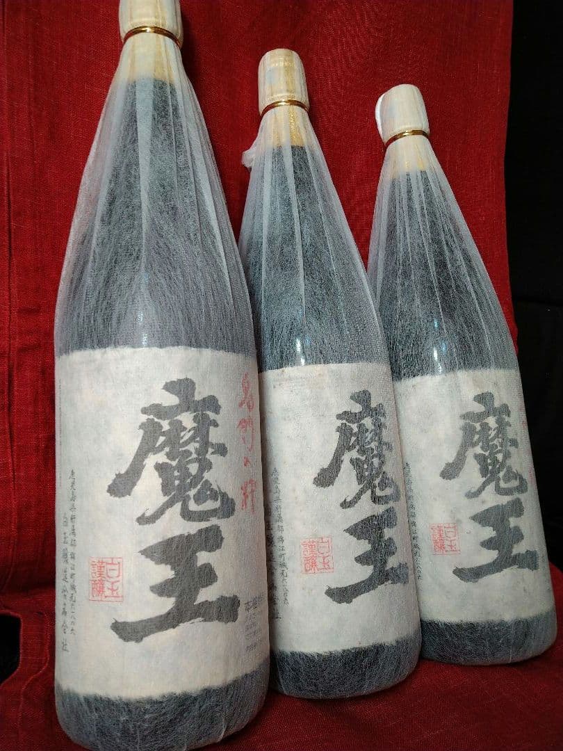 ⬛バラ売り可能♥プレゼントに【入手困難】レア・プレミアム♦【古酒銘酒　魔王】３本