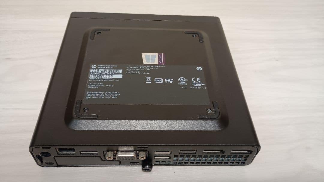 ミニPC HP EliteDesk 800 G6 Mini i3-10100T 16GB