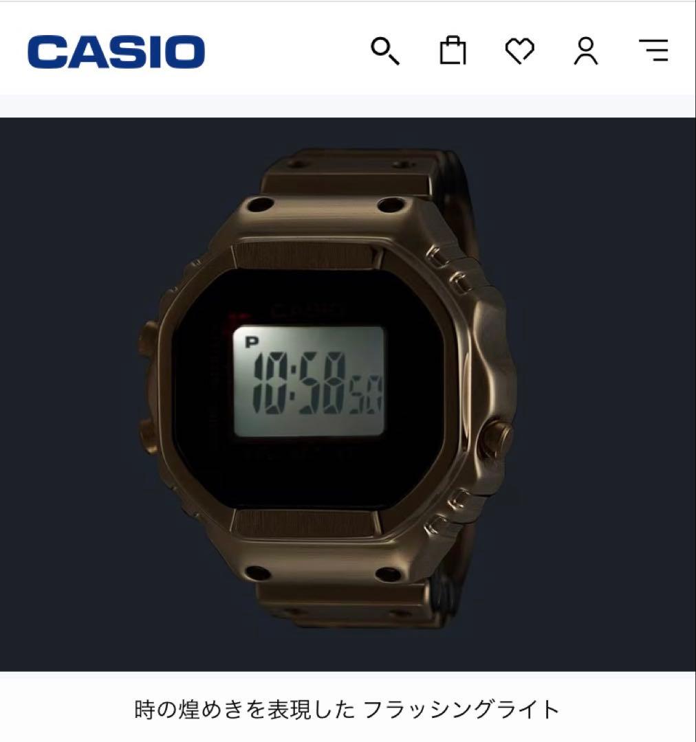 CASIO カシオ リングウォッチ CRW-001G-9JR ゴールド 新品