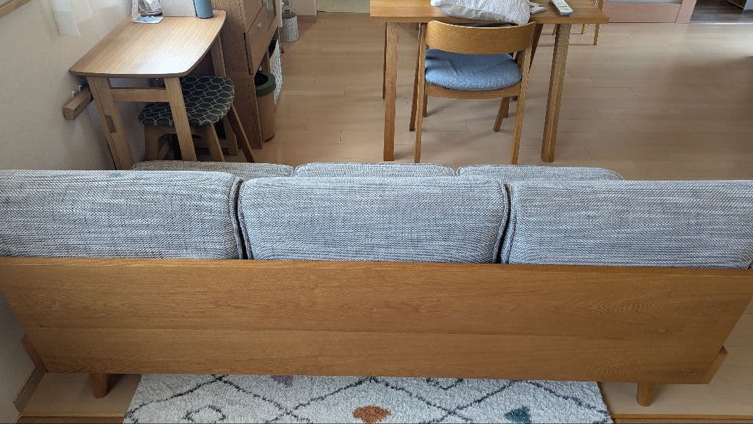 【Unico】アルベロ ソファ 3人掛け チークカラー