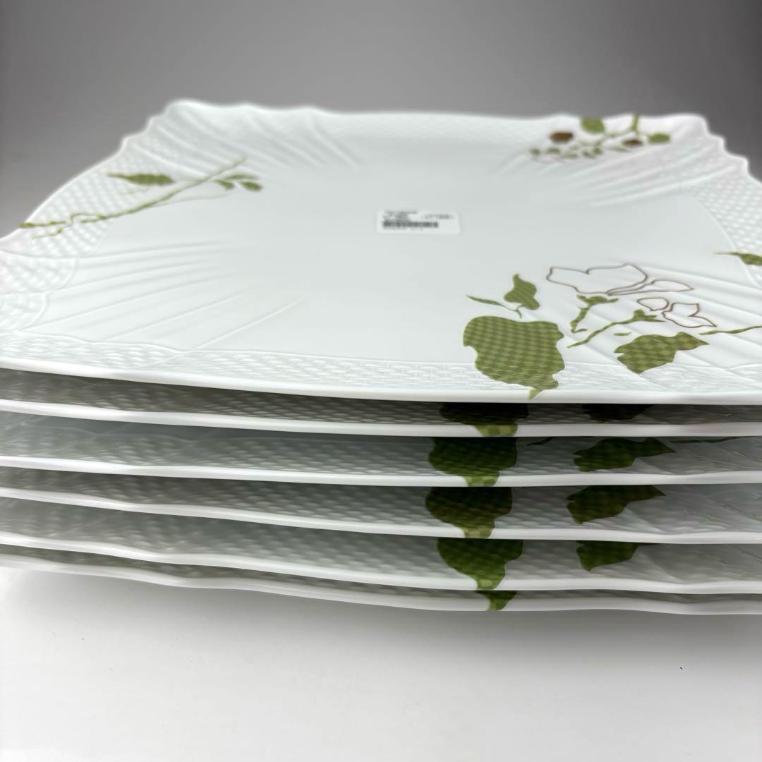 リチャードジノリ　フィオーリヴェルディ　スクエアプレート　6枚