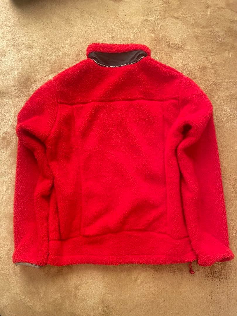 マスターバニー リバーシブル ブルゾン フリース×ナイロン 赤　メンズ4