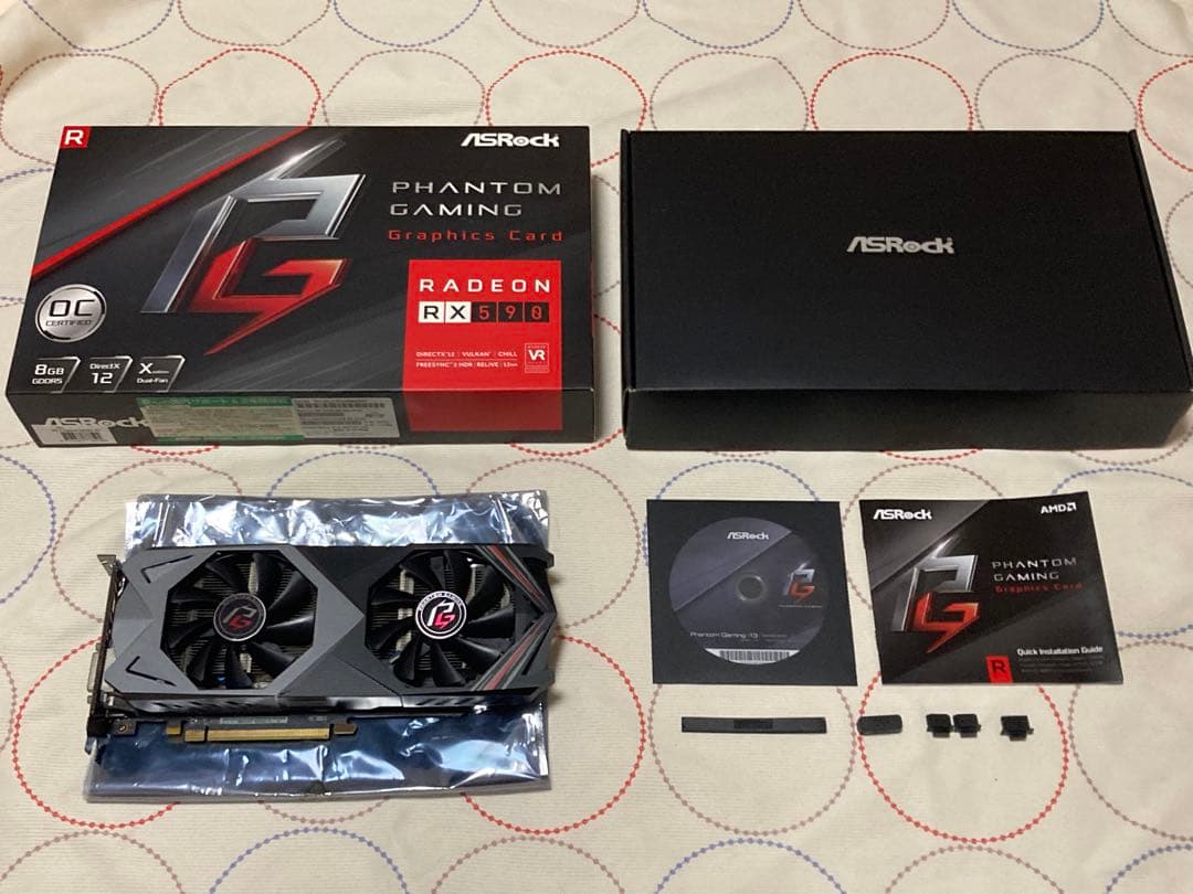 ASRock Radeon RX 590 8GB OC 箱付き