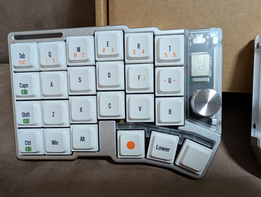 Cornix LP分割キーボード シルバー