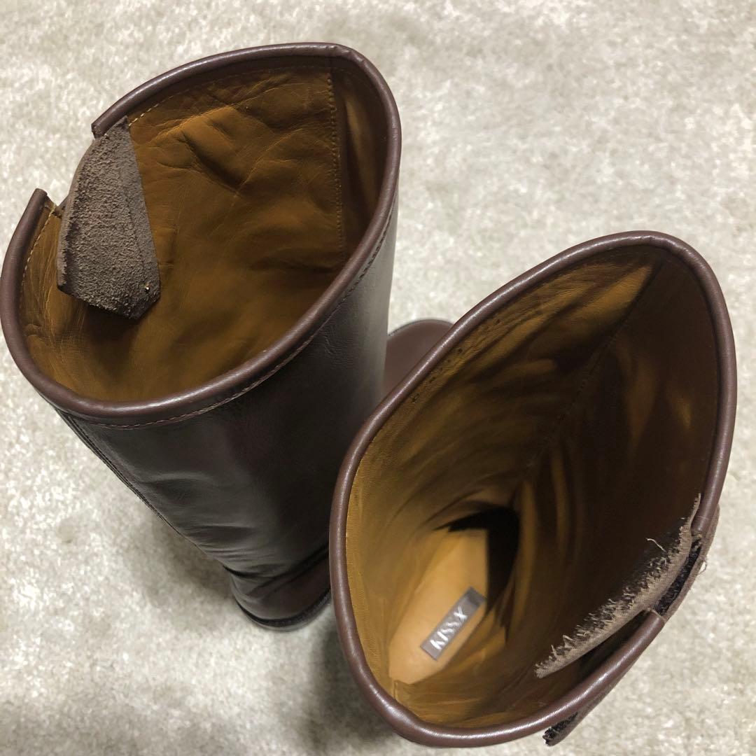 kiss x ロングブーツ 24 耐滑 コマンドソール エンジニア バイカー