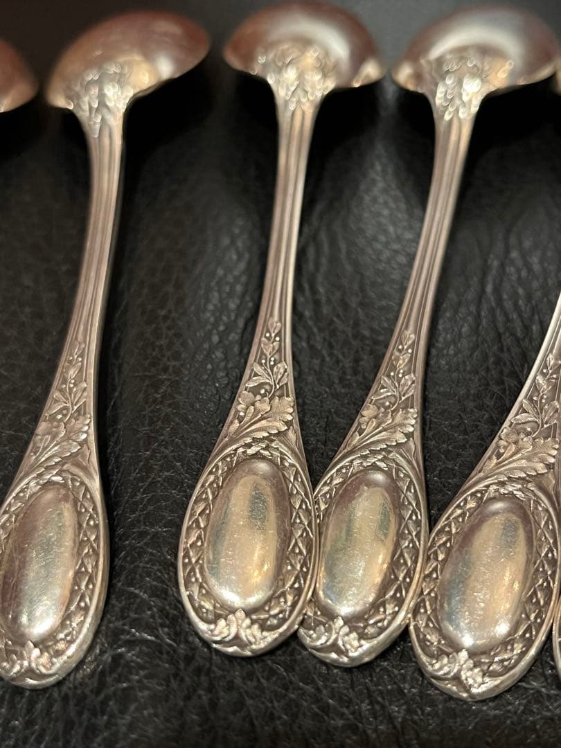ピュイフォルカ　純銀製　スターリングシルバー　スプーン　セット　アンティーク