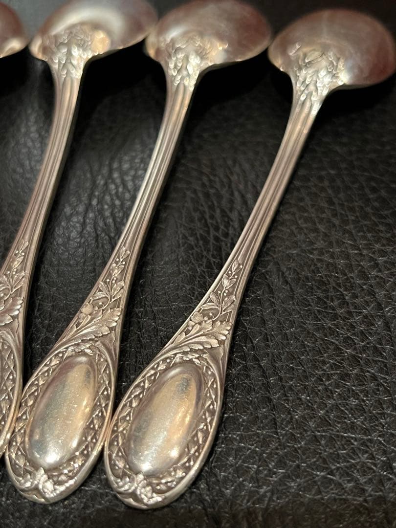 ピュイフォルカ　純銀製　スターリングシルバー　スプーン　セット　アンティーク