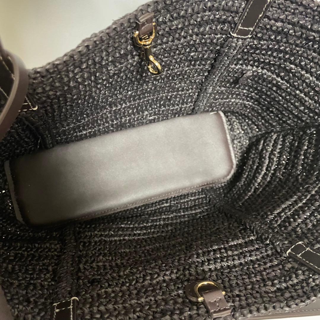 トリーバーチ ラフィアかごバッグ トートバッグ ショルダーバッグ