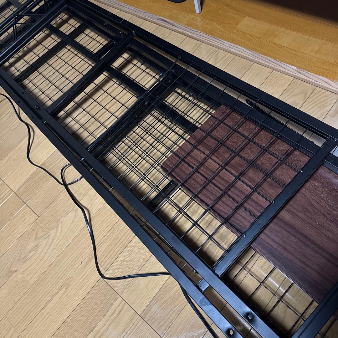 山善(YAMAZEN) ヘッドボード ベッドサイドラック ブラック