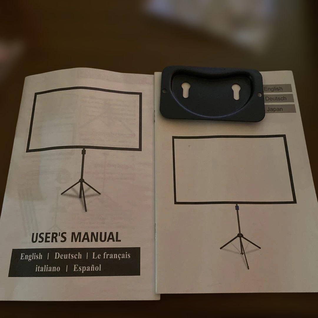 プロジェクタースクリーン 4K対応 80インチ