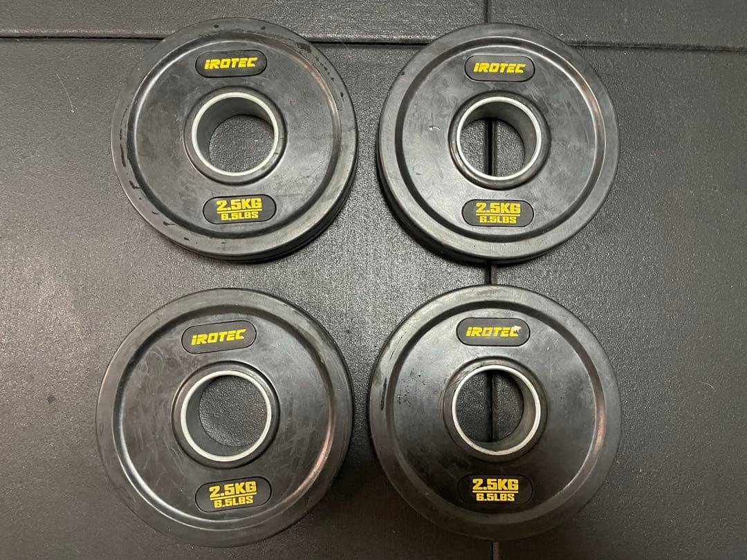 【出品③】IROTECオリンピックプレートオールラバー仕様穴径51mm