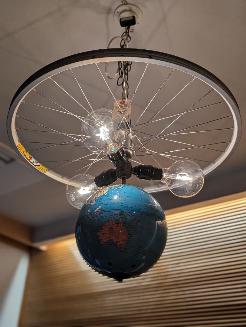 acme ファニチャー　ジャーナルスタンダード　自転車　地球儀 ペンダントライト
