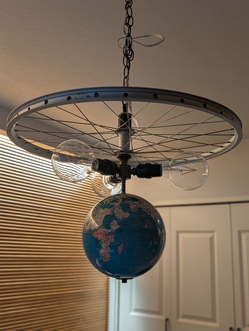 acme ファニチャー　ジャーナルスタンダード　自転車　地球儀 ペンダントライト
