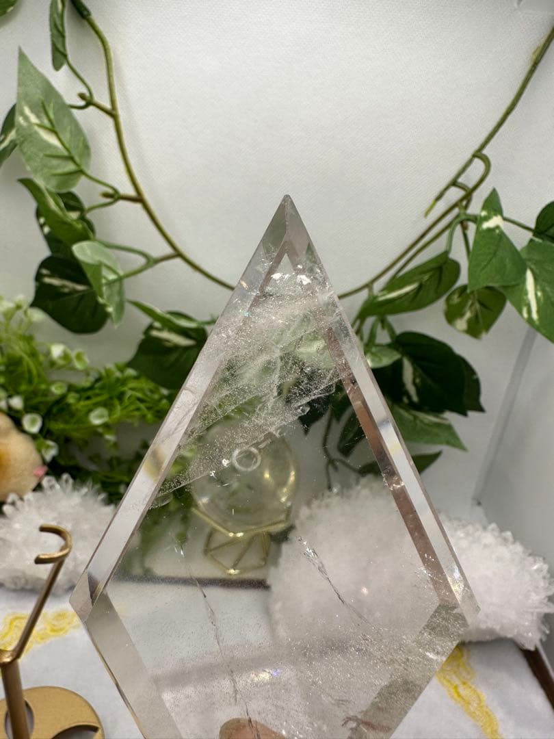 水晶ひし形♡♡No120 透明感抜群！