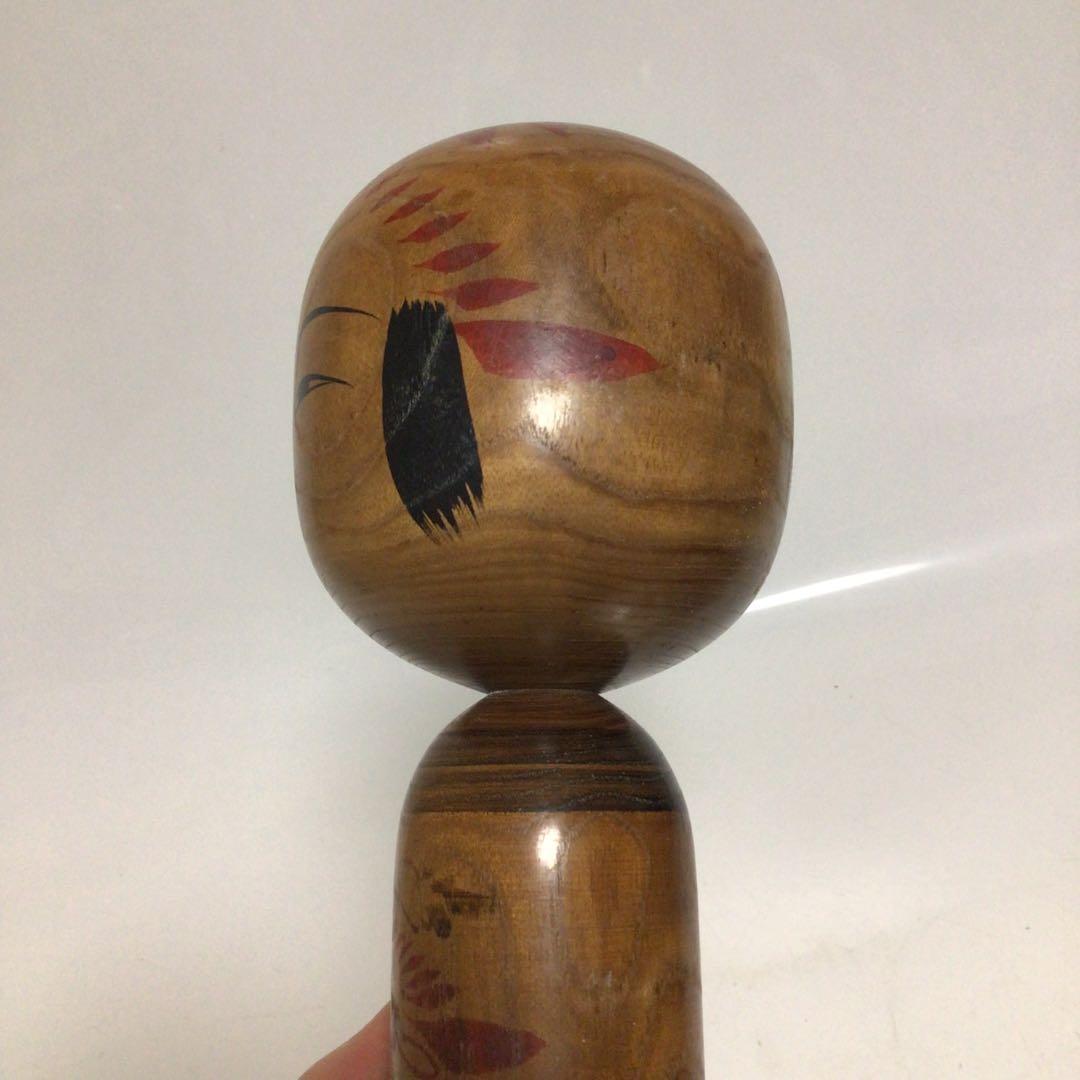 レトロ 木製 伝統工芸 工芸品 大型 こけし 小芥子 置物 オブジェ　伝統的