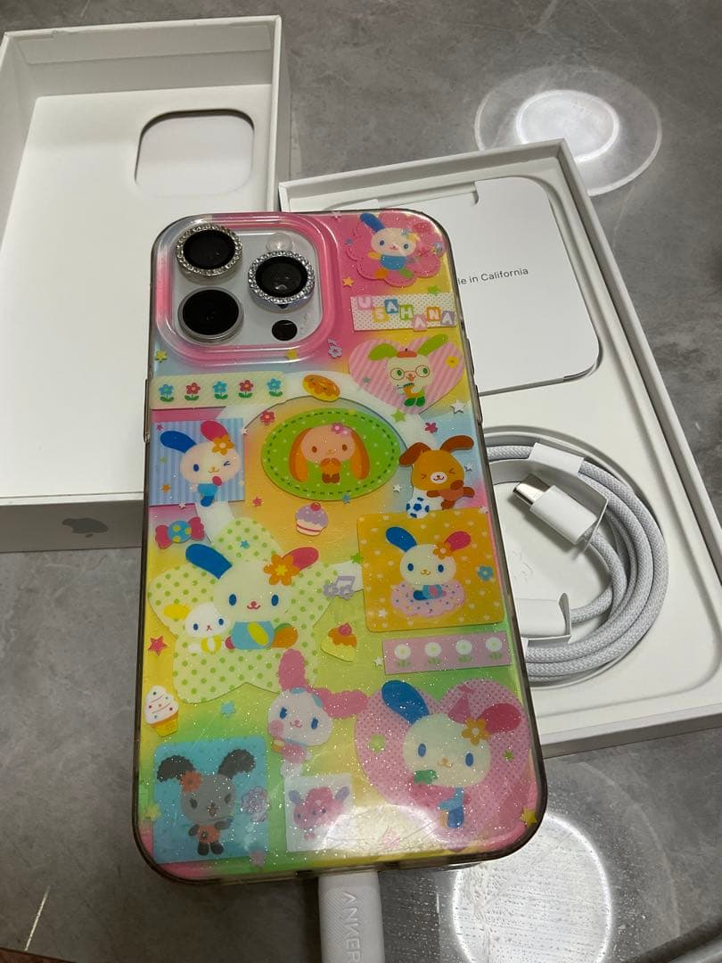 iPhone15ProMax 256GB SIMフリー 本体 美品 ホワイト