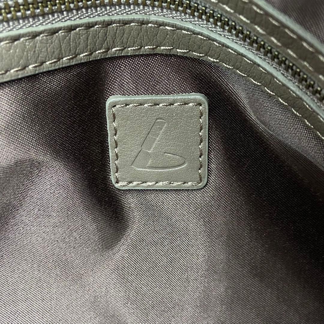 【美品】土屋鞄 クラルテサージュ ビジネスバッグ A4収納可 グレージュ