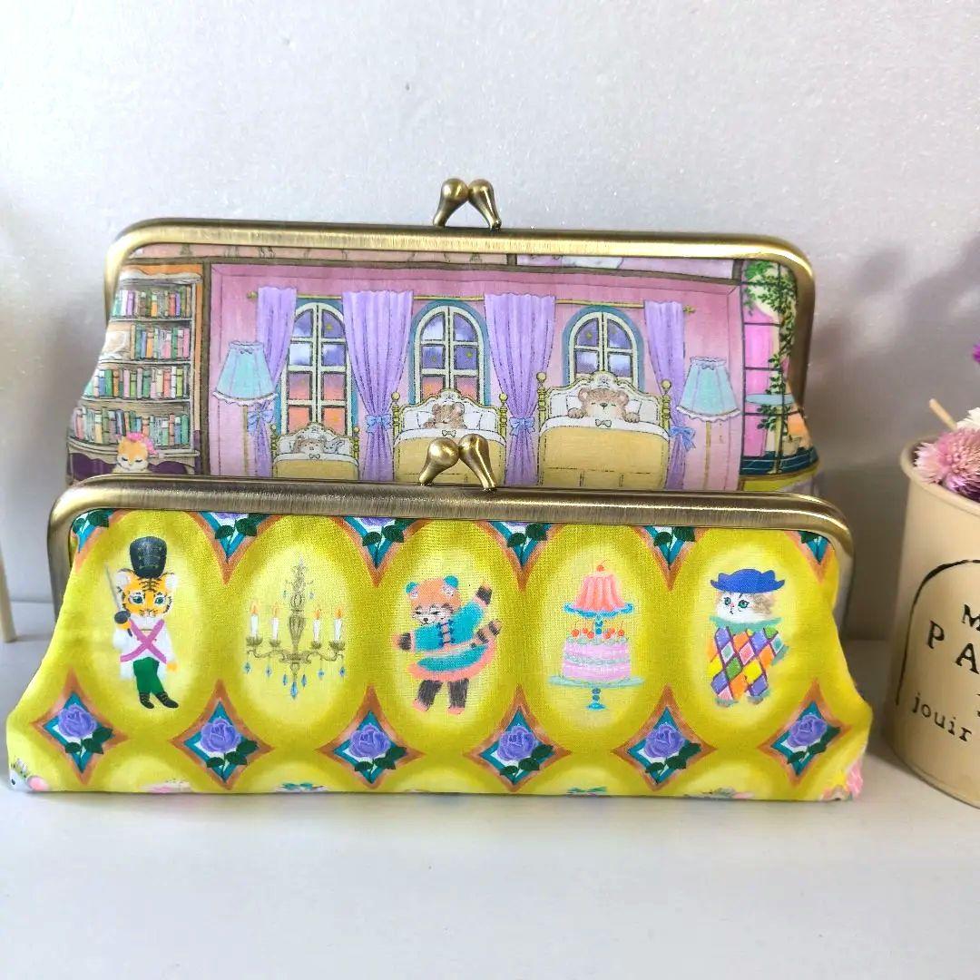 ユキエモン♥がま口バッグ♥ハンドメイド