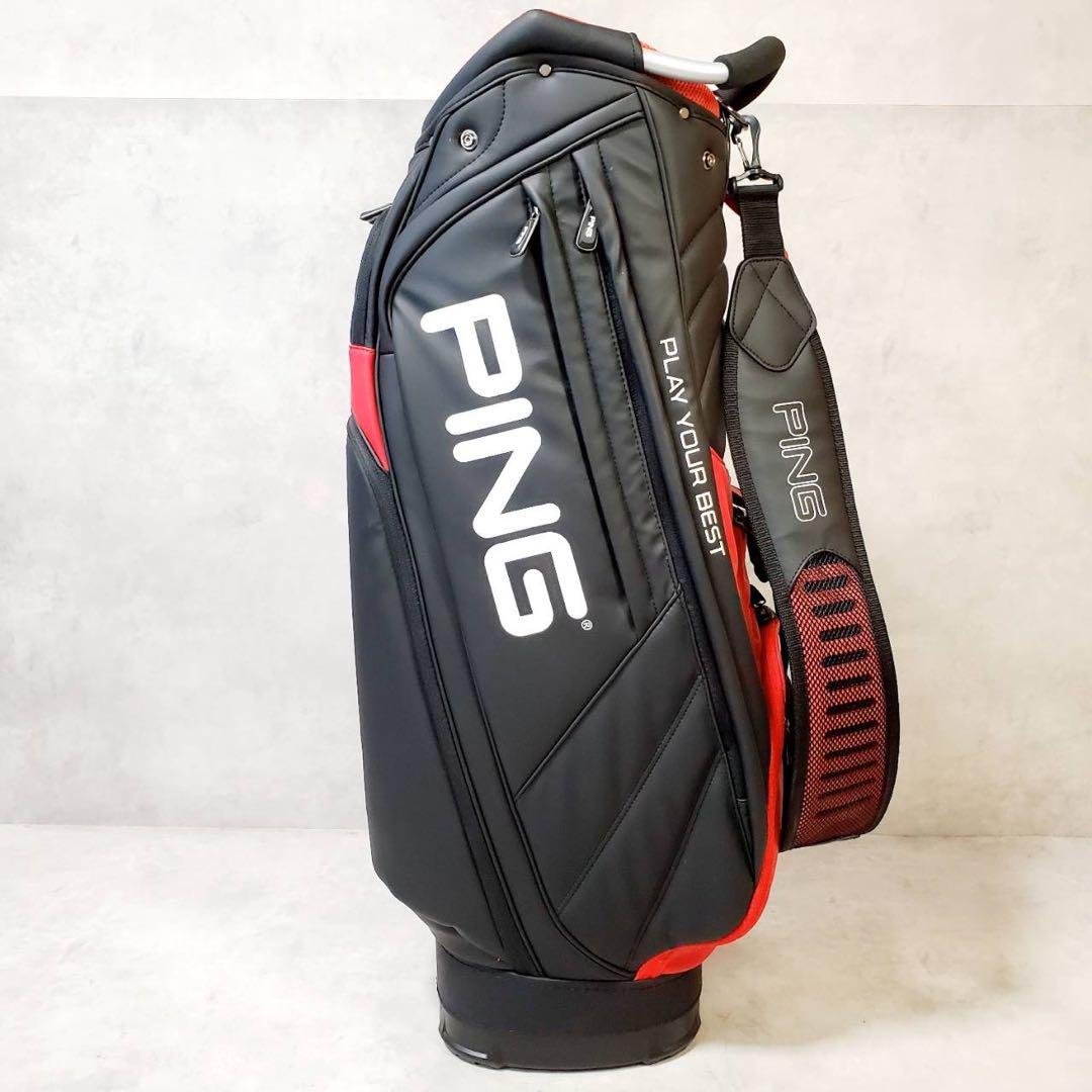 【美品】PING ピン キャディバッグ ゴルフバッグ 9.5型 5分割