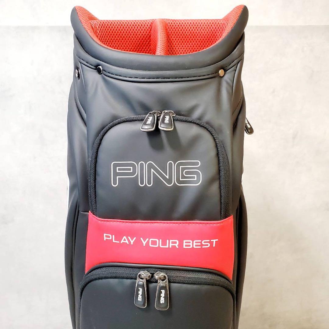 【美品】PING ピン キャディバッグ ゴルフバッグ 9.5型 5分割