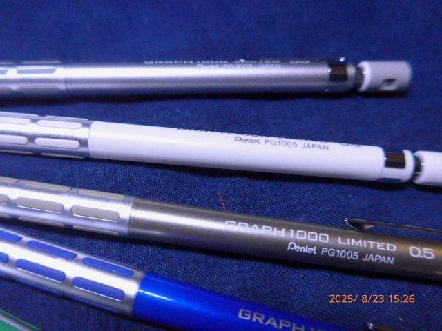 貴重なPentel GRAPH1000 LIMITED 0.5／白含6本セット