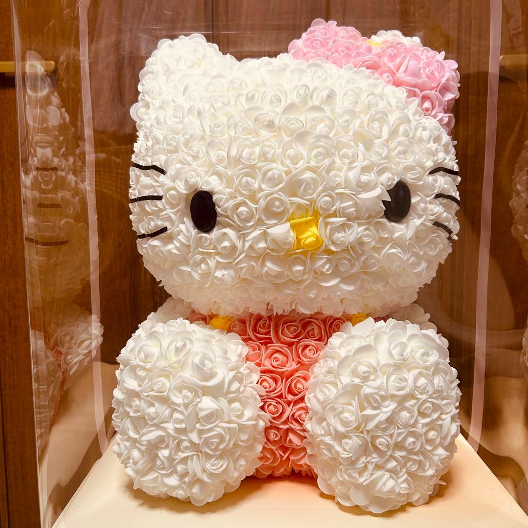 Hello kitty サンリオ ハローキティ フラワーローズアレジメント 造花