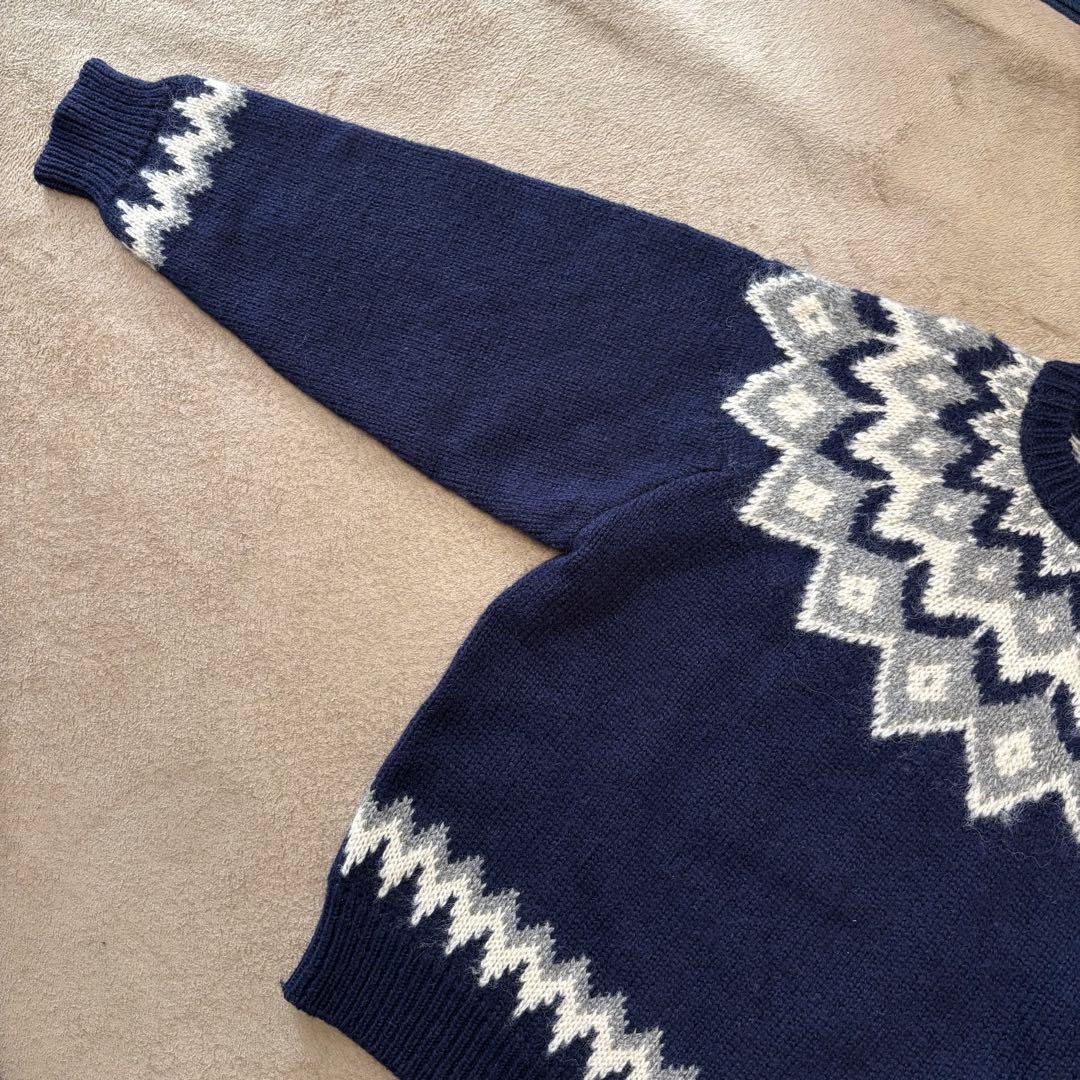 【極稀少】LL.Bean 80-90s ヴィンテージノルディックニット セーター