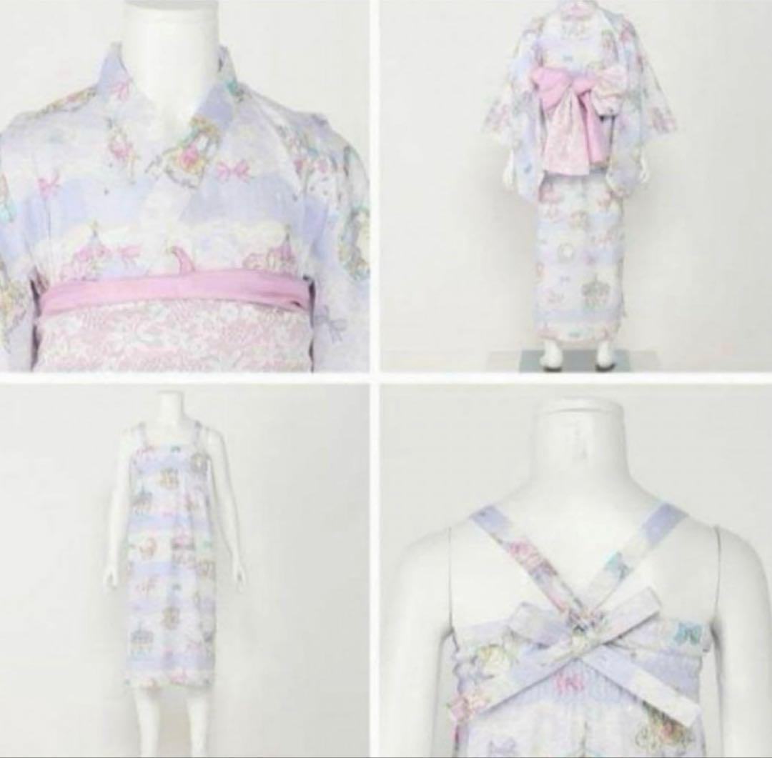 mezzo piano メリーゴランド柄浴衣　新品未使用　120cm