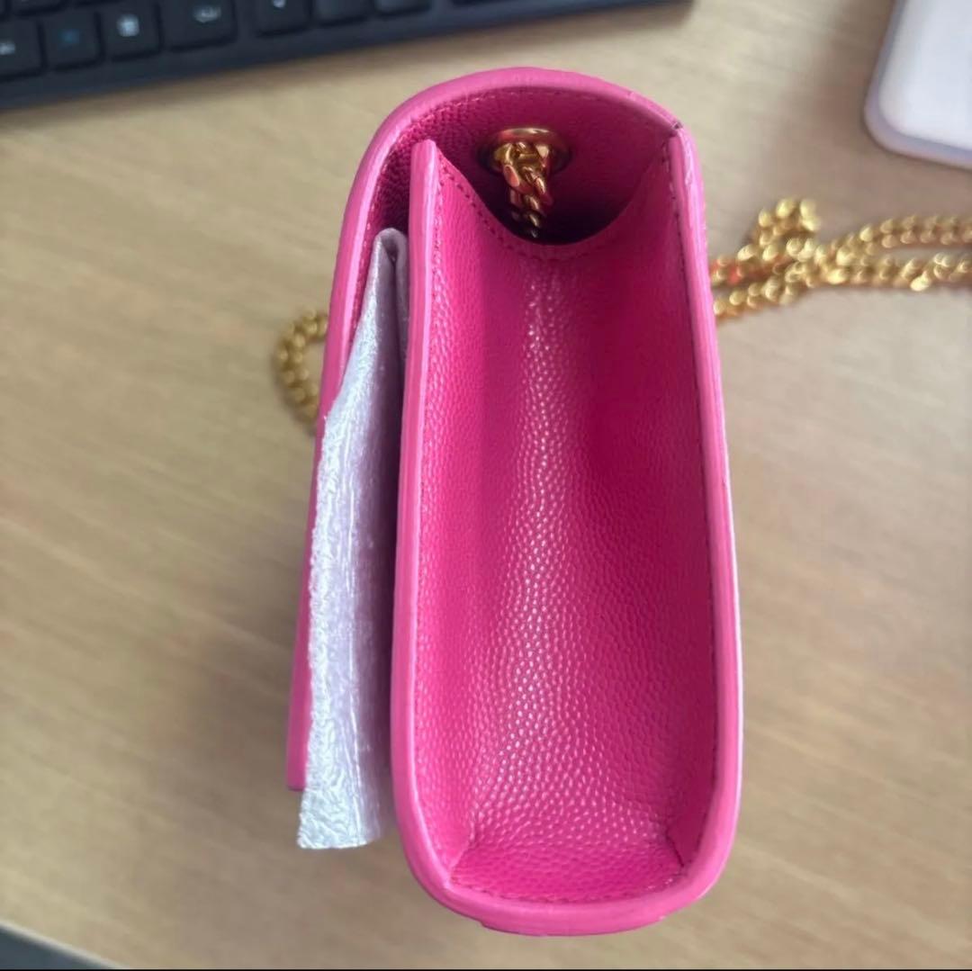 SAINT LAURENT ピンク ショルダーバッグ