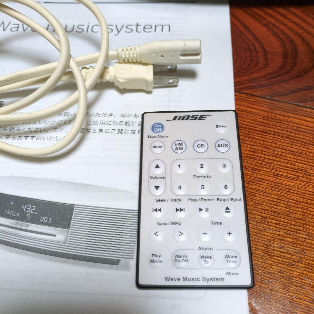 Bose Wave Music System美品完動品純正リモコン純正コード取説