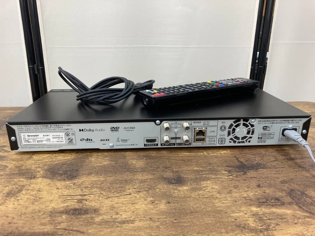 2023年製 AQUOS ブルーレイレコーダー 2B-C10EW1