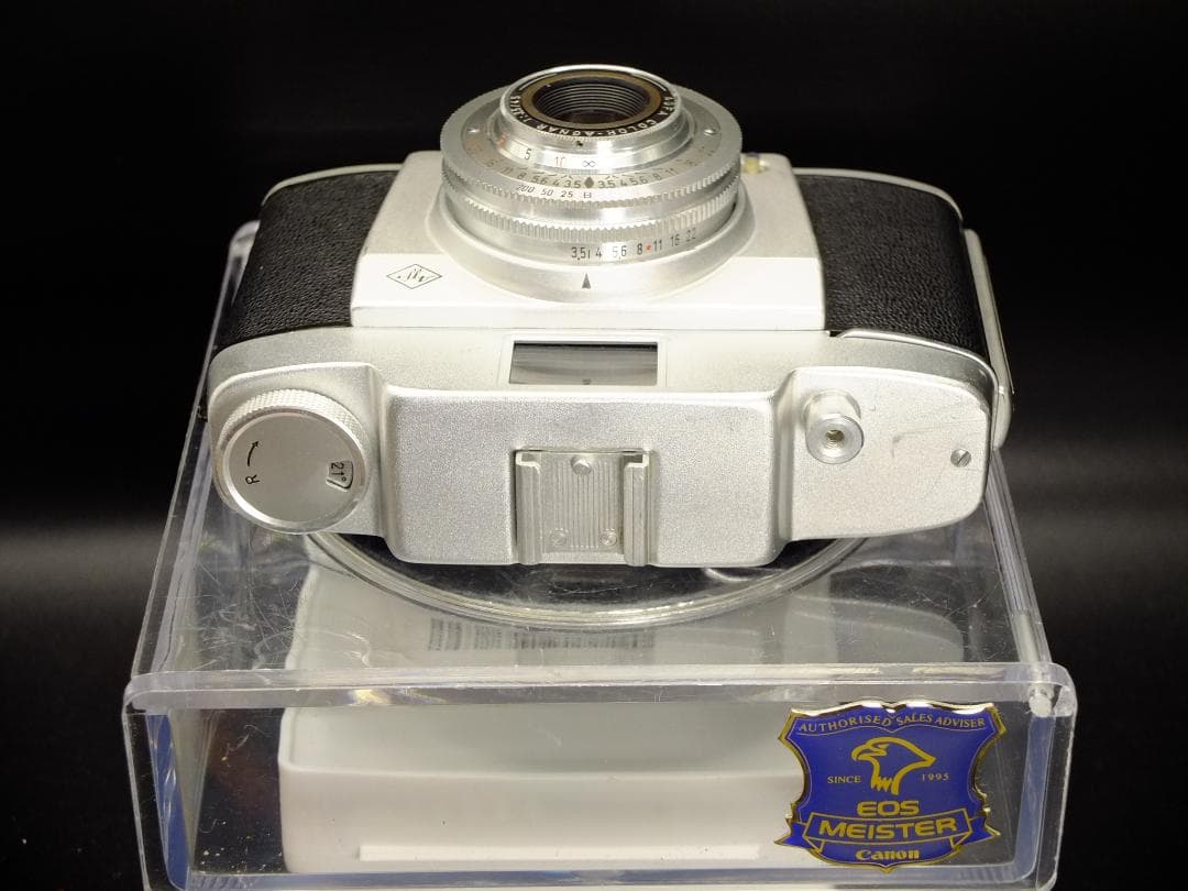 アグファ ジレッテ／カラーアグナー45mmf3.5革ケース付【実写確認済整備品】