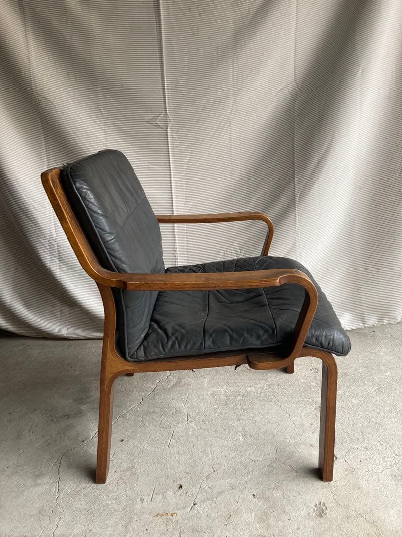 古道具　シングルソファ　ビンテージ