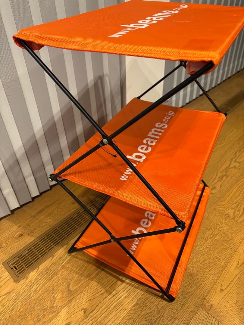 ビームス　フォールディングシェルフ　テーブル　キャンプ