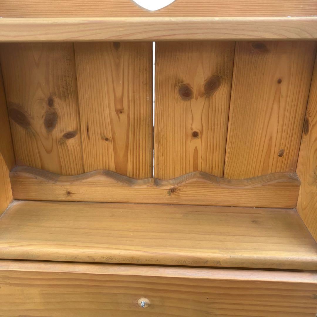 カントリー家具 アメリカン カントリー ハートシェルフ カップボード